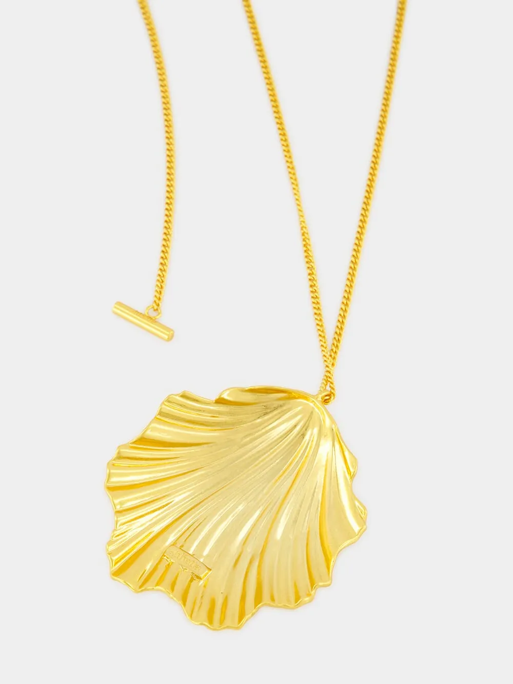 24K Gold Coquille Necklace sold by Fashion Clinic product image thumbnail 3