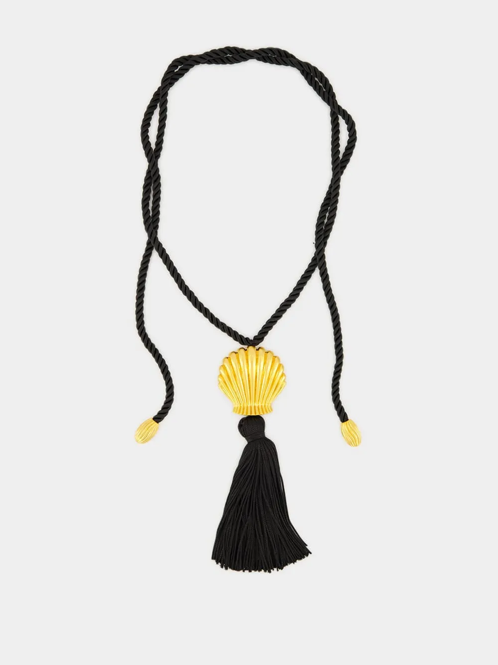 Gold Éze Shell Pendant Necklace sold by Fashion Clinic