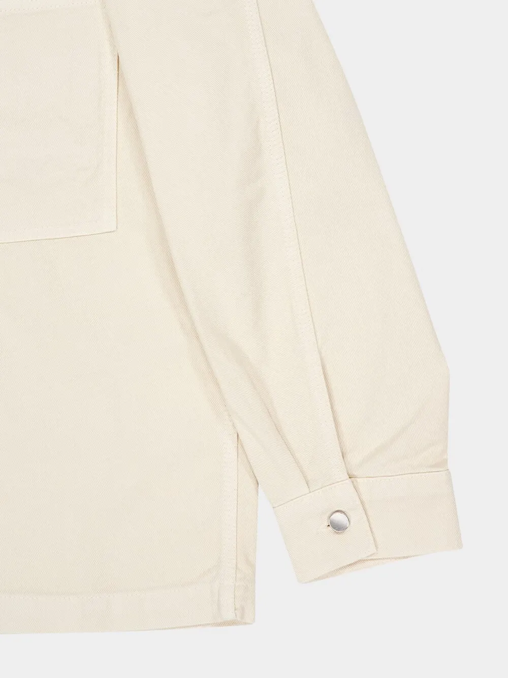 Snow Clay Workwear Denim Overshirt sold by Fashion Clinic product image thumbnail 4