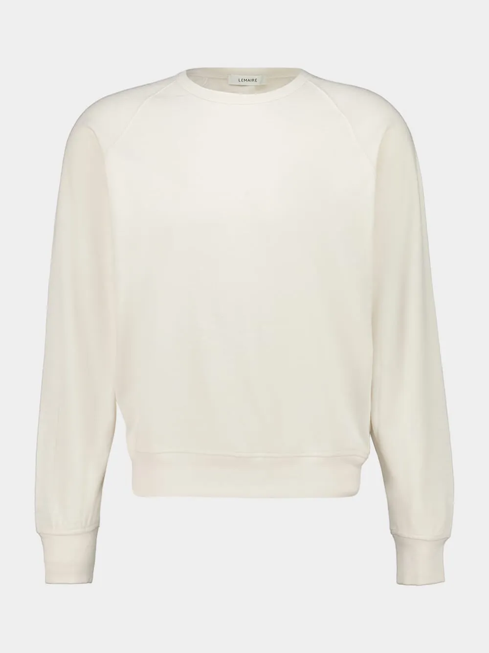 Light Cream Cotton Wool Sweatshirt sold by Fashion Clinic product image thumbnail 2