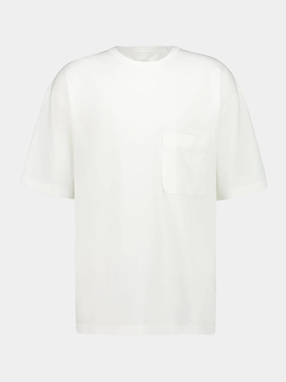 Light Cream Oversized Cotton T-Shirt sold by Fashion Clinic