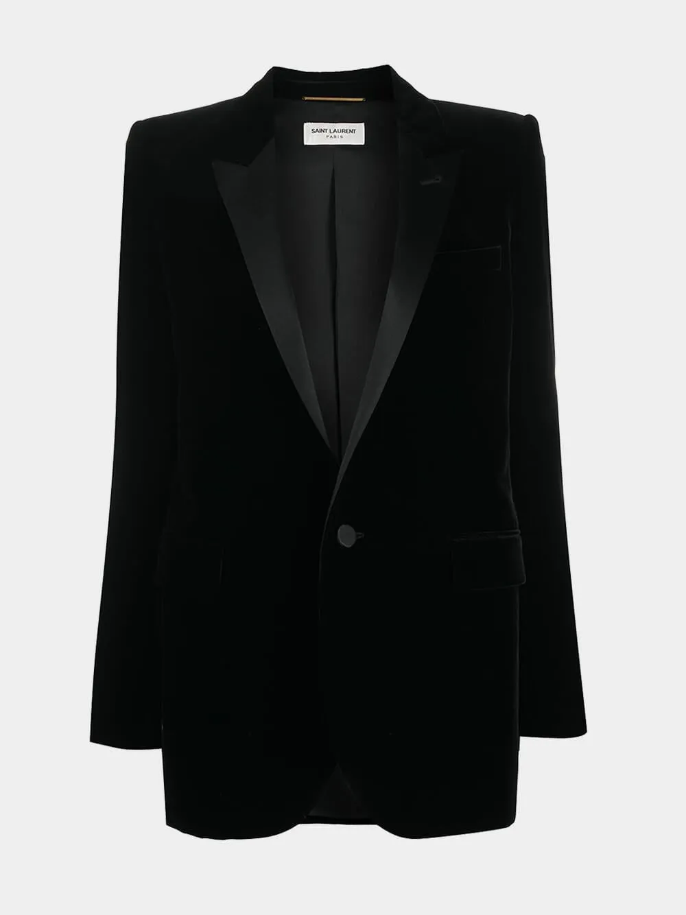Velvet Tuxedo Blazer sold by Fashion Clinic