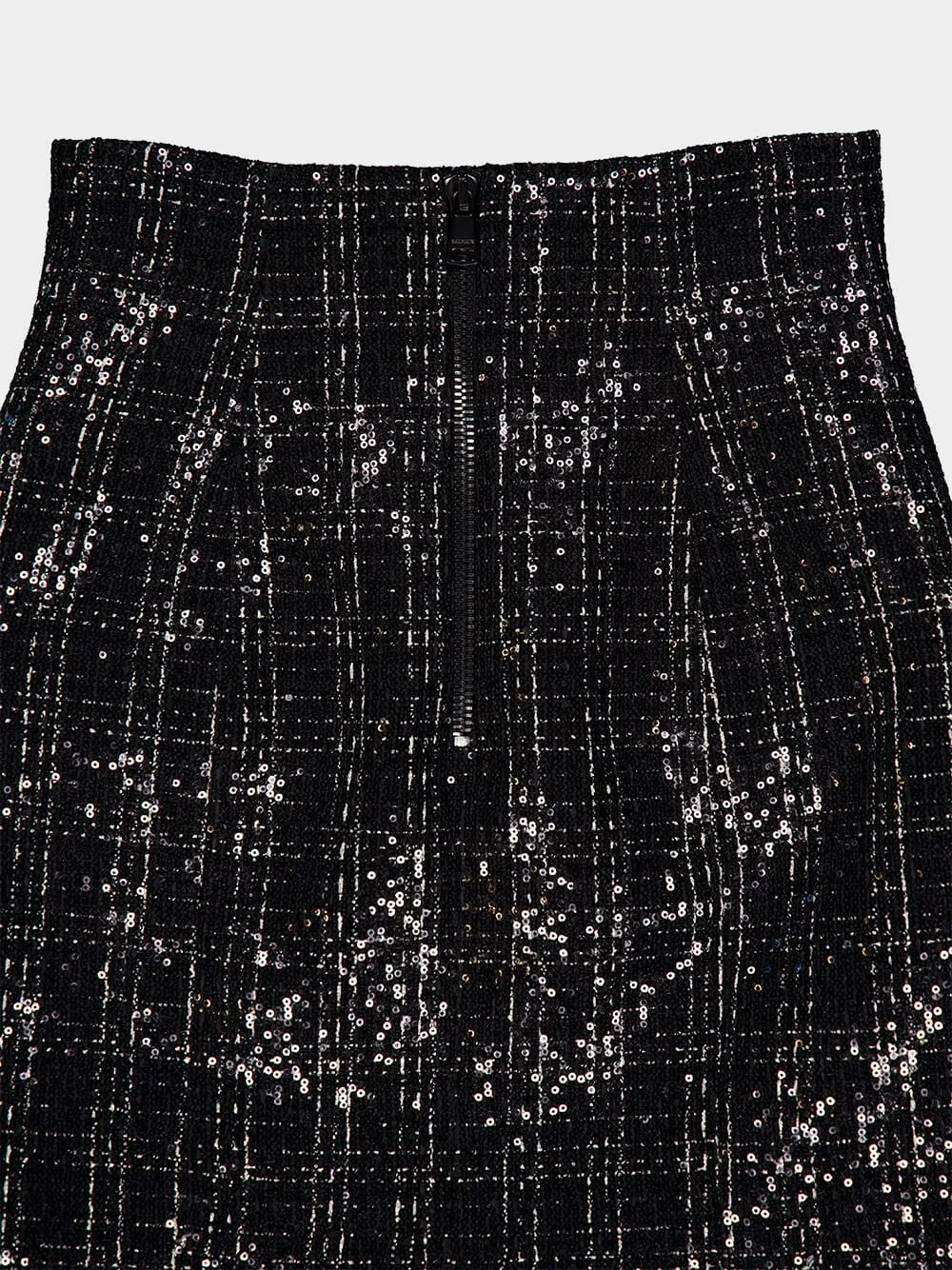 Sequined Tweed Mini Skirt sold by Fashion Clinic product image thumbnail 4