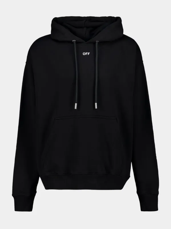 Black Brush Arrow Cotton Sweatshirt sold by Fashion Clinic