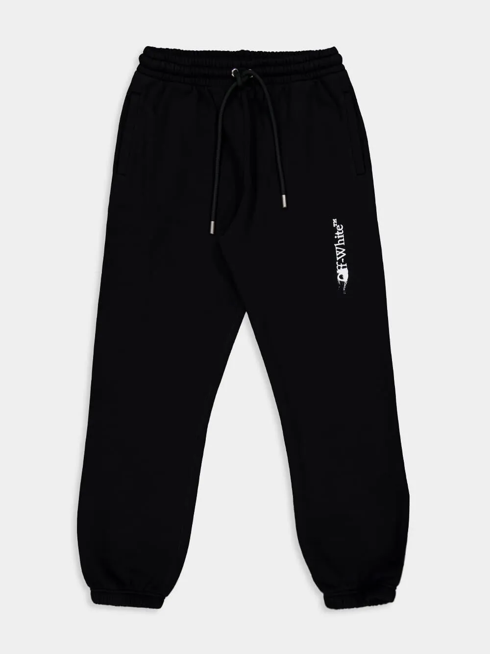 Black Ink Arrow Cuffed Sweatpants sold by Fashion Clinic product image thumbnail 5
