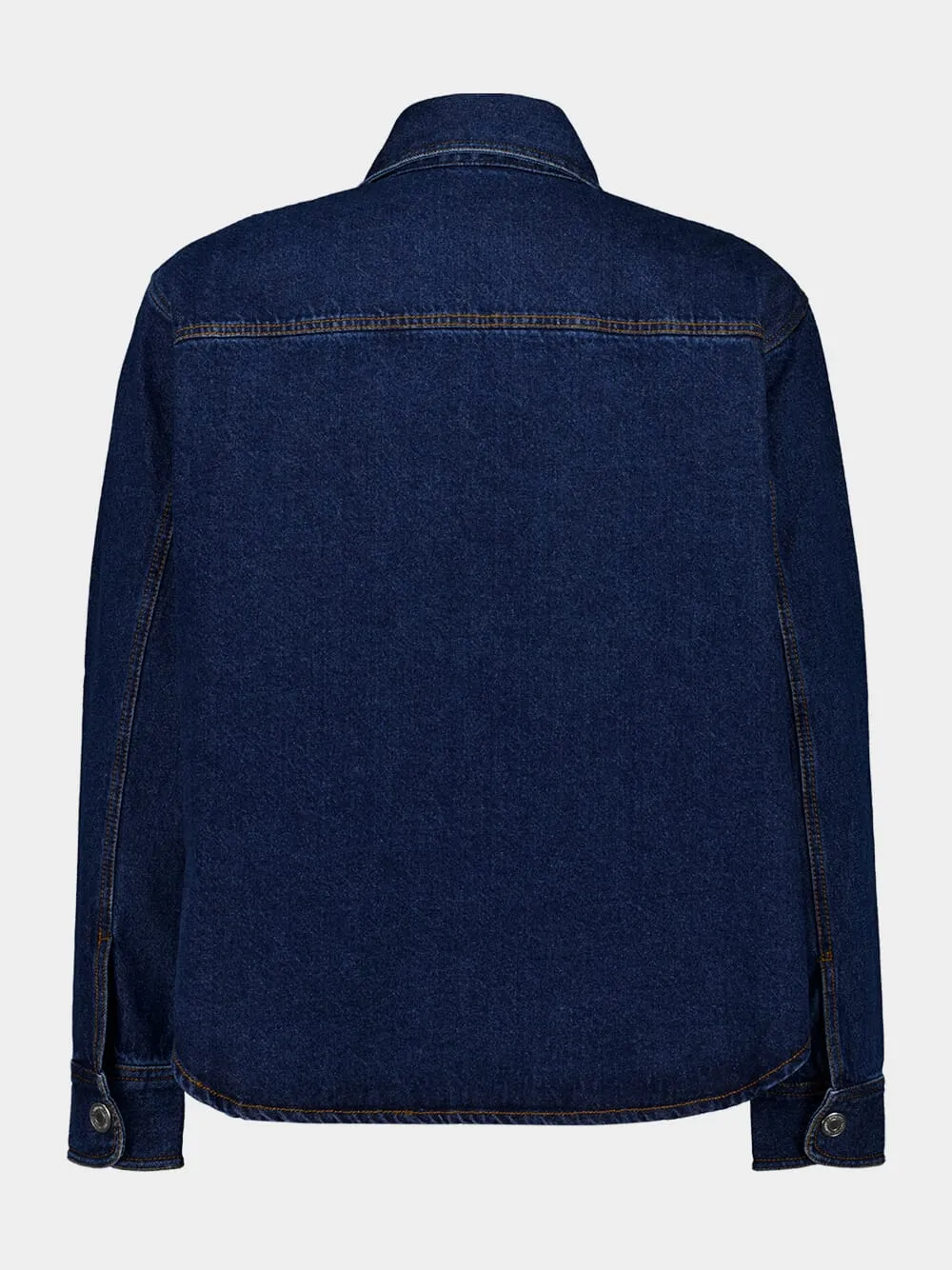 Indigo Blue Ami de Coeur Denim Overshirt sold by Fashion Clinic product image thumbnail 4