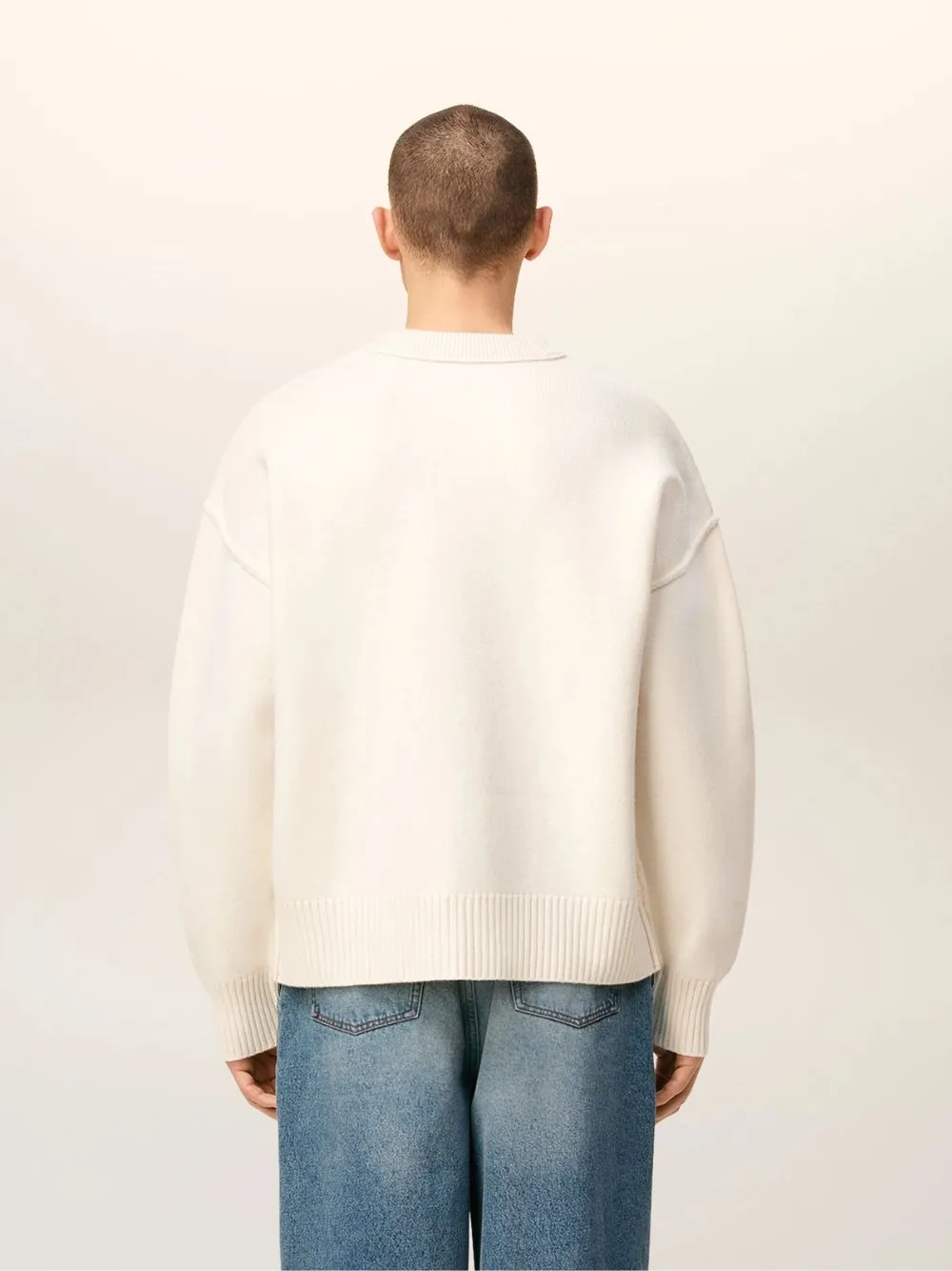 Off-White Ami de Coeur Wool Sweater sold by Fashion Clinic product image thumbnail 3