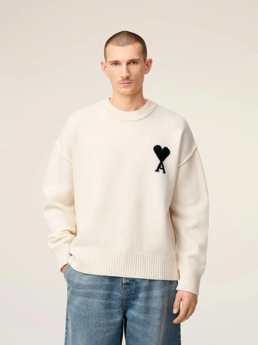 Off-White Ami de Coeur Wool Sweater sold by Fashion Clinic product image thumbnail 2