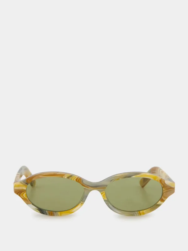 Parola Boogie Marble Sunglasses sold by Fashion Clinic