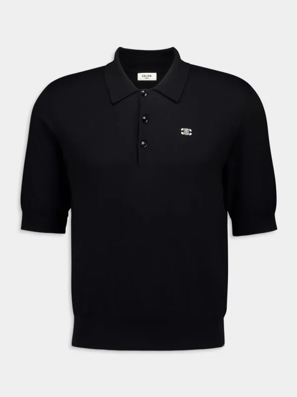 Polo Short Sleeved Brode Triomphe Cotton SS25 sold by Fashion Clinic