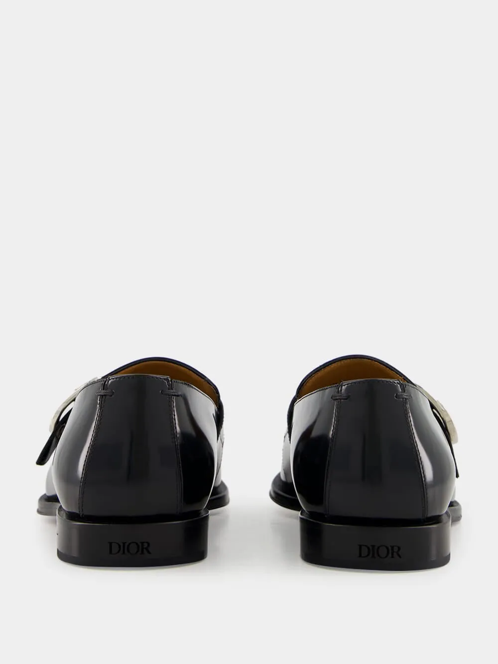 Loafers Dior Timeless Buckle Smooth sold by Fashion Clinic product image thumbnail 5