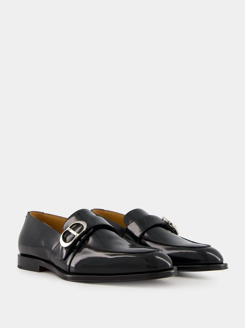 Loafers Dior Timeless Buckle Smooth sold by Fashion Clinic product image thumbnail 3