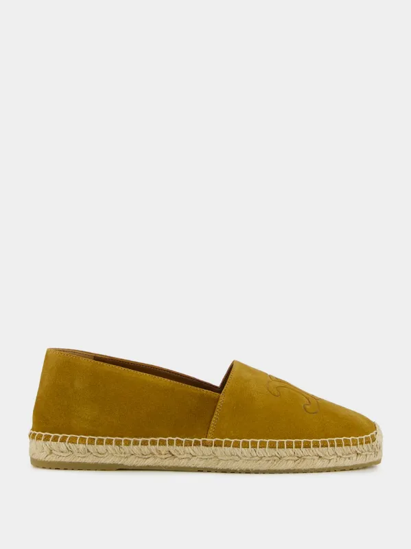 ESPADRILLES WITH TRIOMPHE 05MM SUEDE CALFSKIN sold by Fashion Clinic
