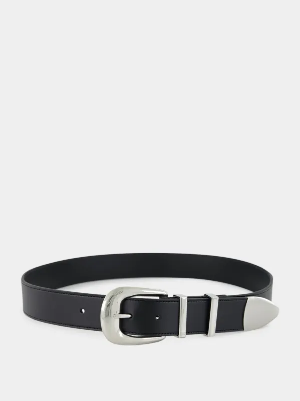 BELT WESTERN LEATHER LARGE 35MM sold by Fashion Clinic