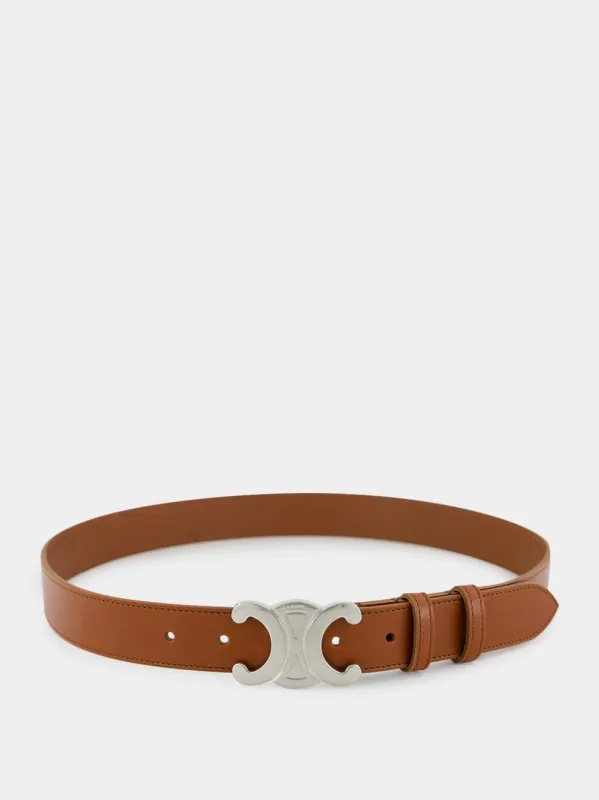 BELT TRIOMPHE LEATHER LARGE 30MM sold by Fashion Clinic