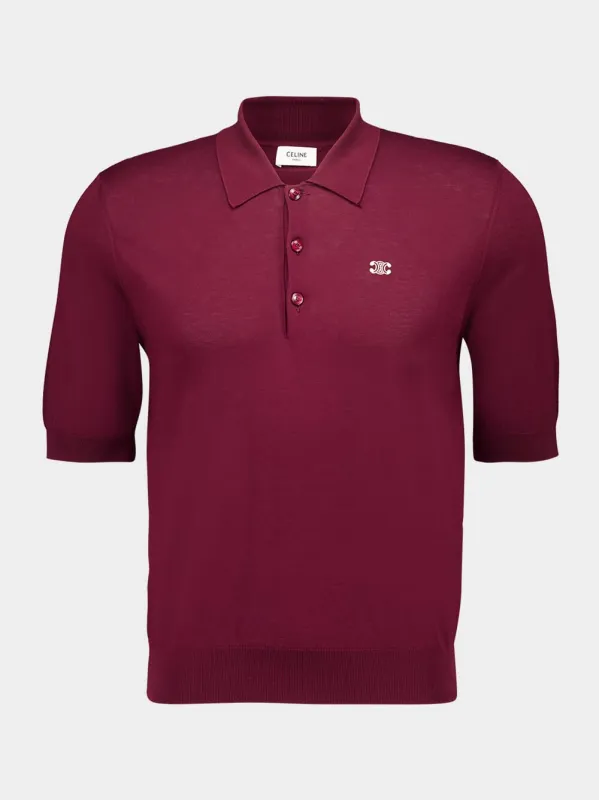 POLO S/S BRODE TRIOMPHE COTTON sold by Fashion Clinic