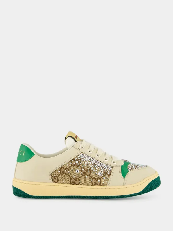 Green Screener Trainer with Crystals sold by Fashion Clinic