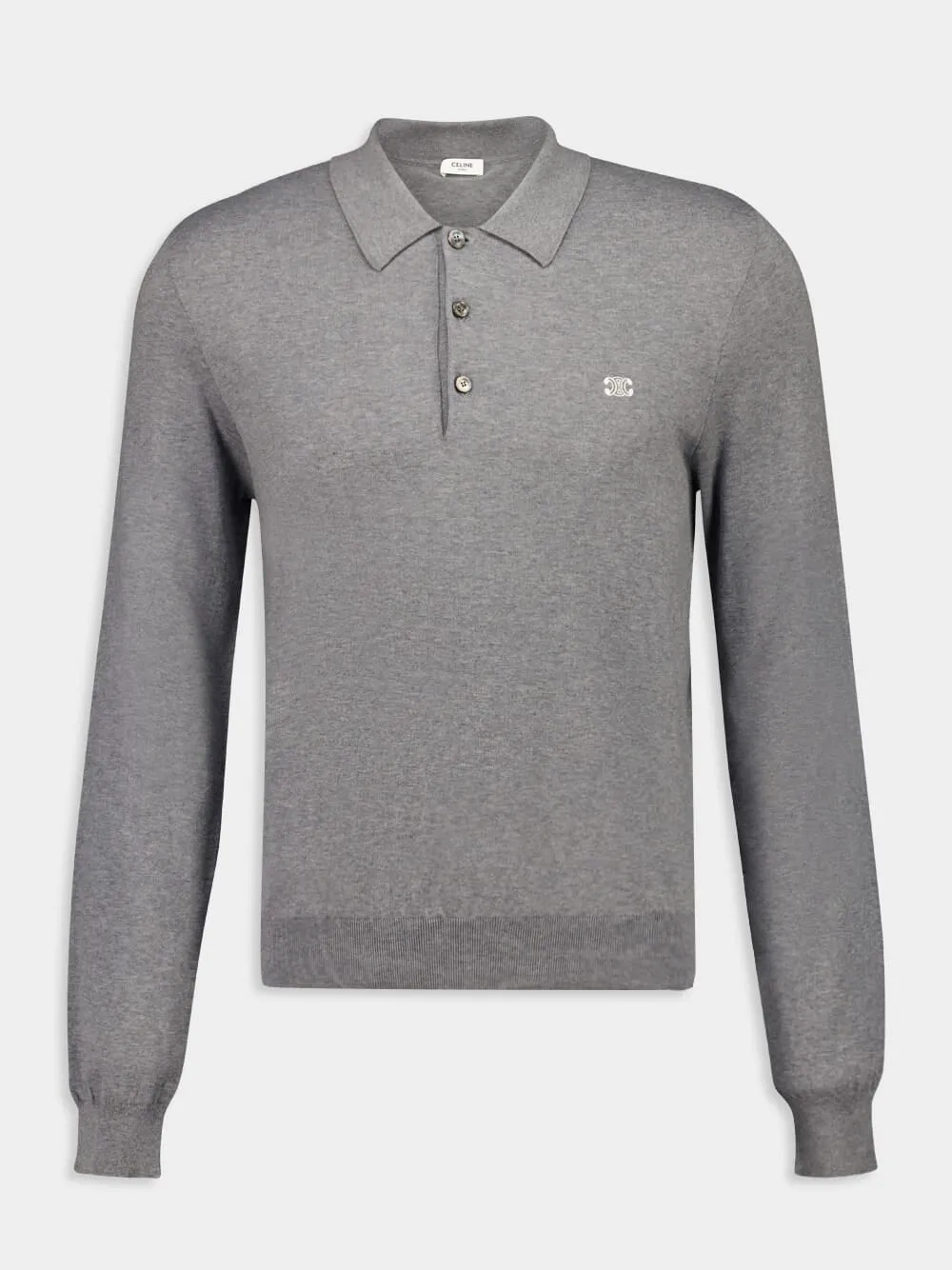 POLO L/S FINE KNIT COTTON sold by Fashion Clinic