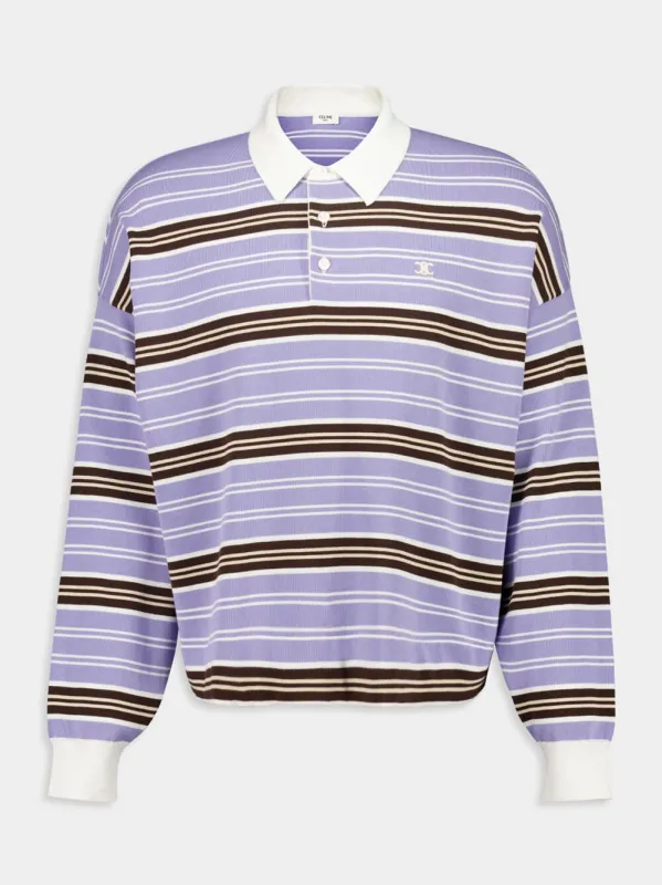 SWEATER POLO L/S STRIPPED COTTON sold by Fashion Clinic