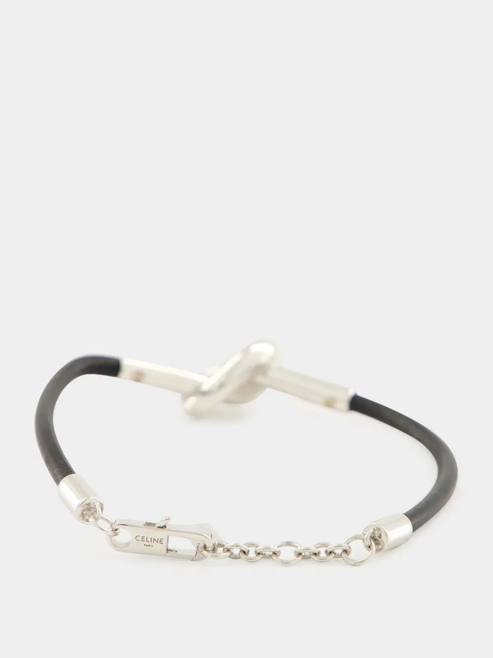 BRACELET KNOT BRASS & LEATHER sold by Fashion Clinic product image thumbnail 2