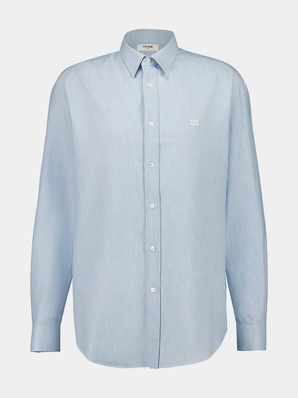 SHIRT RELAXED FIT L/S BUTTON UP CHAMBRAY COTTON sold by Fashion Clinic