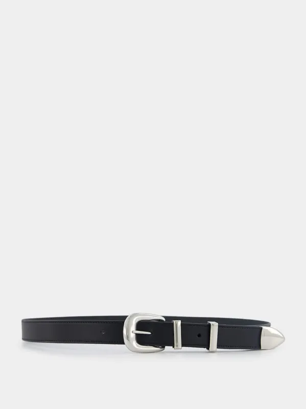 BELT WESTERN MEDIUM 25MM LEATHER sold by Fashion Clinic