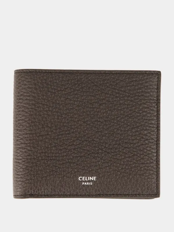 WALLET BI-FOLD WITH COIN GRAINED LEATHER sold by Fashion Clinic