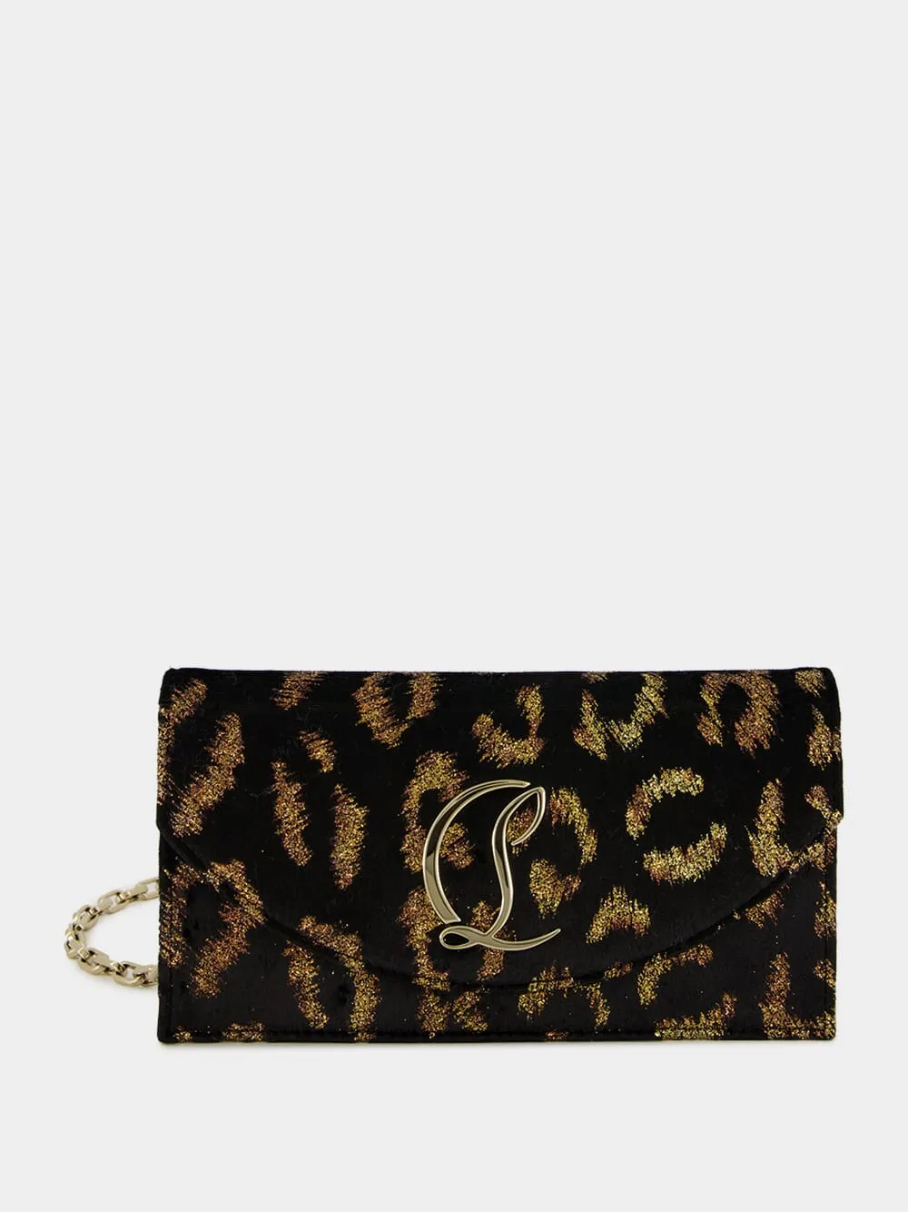 Loubi54 Leo Velvet Silk Clutch sold by Fashion Clinic