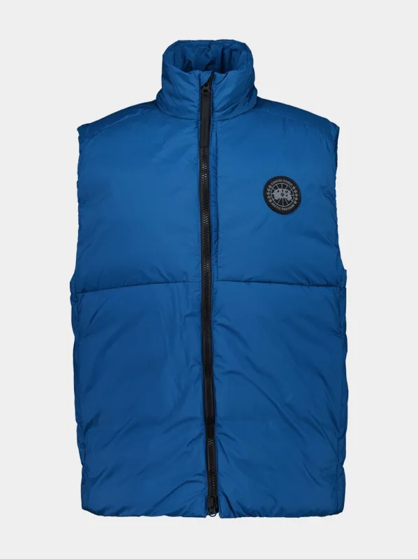 Guard Blue Lodge Down Vest sold by Fashion Clinic