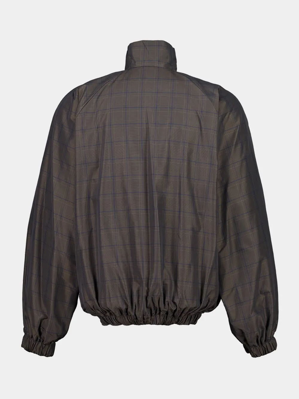 Grey-Blue Nylon Tracksuit Jacket sold by Fashion Clinic product image thumbnail 2