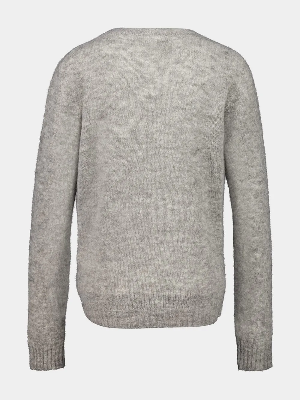 Stone Grey Cashmere Blend Sweater sold by Fashion Clinic product image thumbnail 2