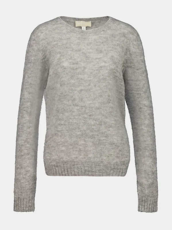 Stone Grey Cashmere Blend Sweater sold by Fashion Clinic