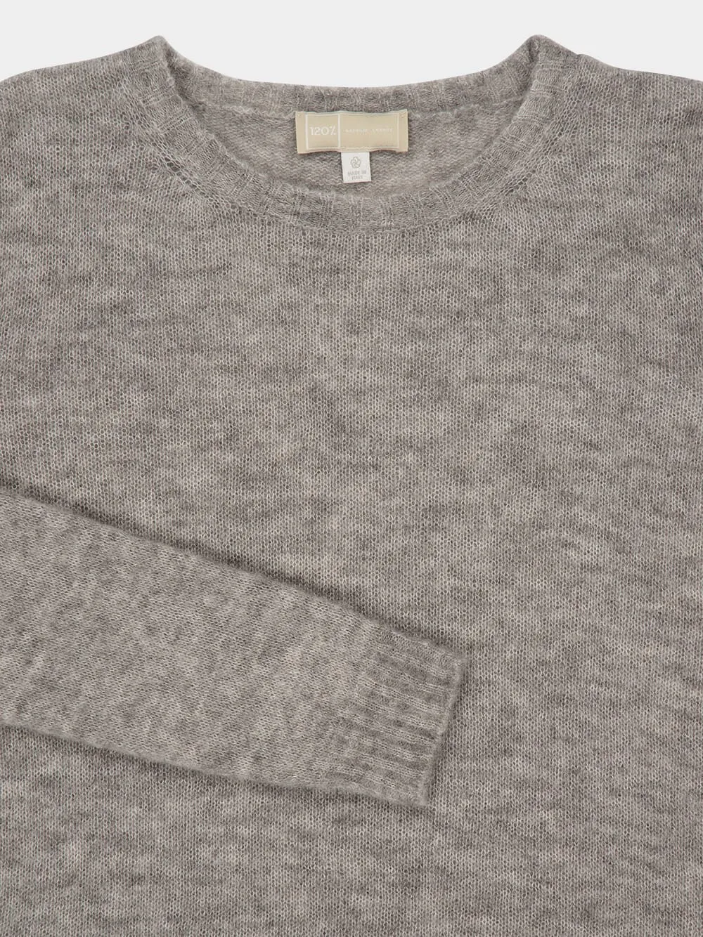 Stone Grey Cashmere Blend Sweater sold by Fashion Clinic product image thumbnail 3