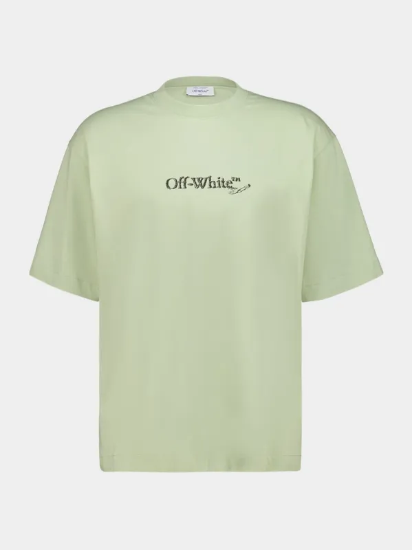Alfalfa Green Scribble Arrow Skate T-Shirt made by Off-White