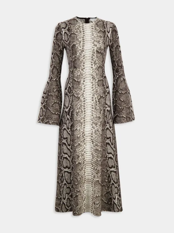 Greyscale Aalia Cashmere-Silk Maxi Dress sold by Fashion Clinic