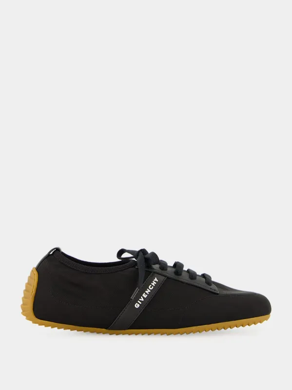 Black Slim Low-Top Sneakers sold by Fashion Clinic