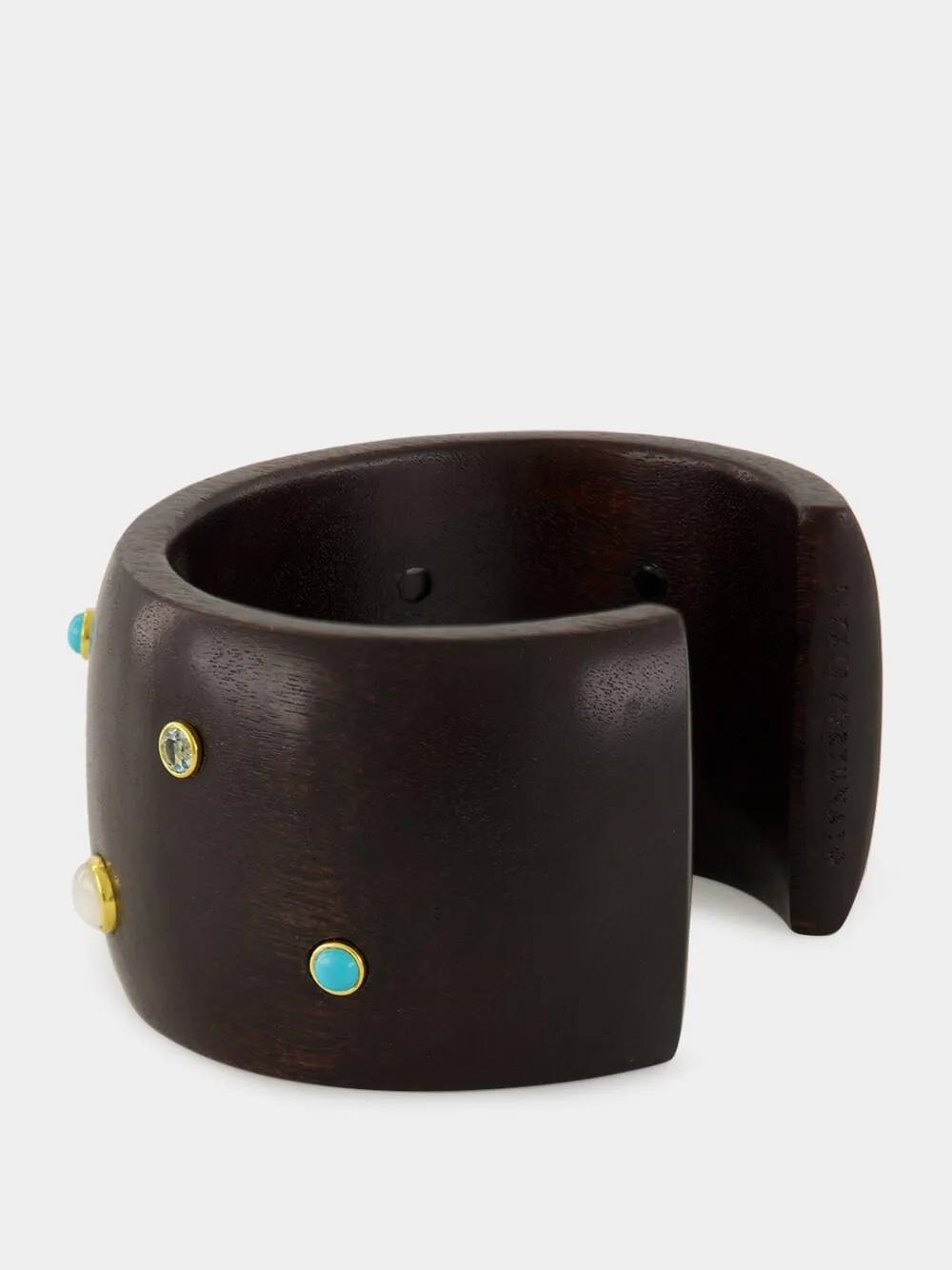 Cara Cuff in Dotted Acacia Wood sold by Fashion Clinic product image thumbnail 4
