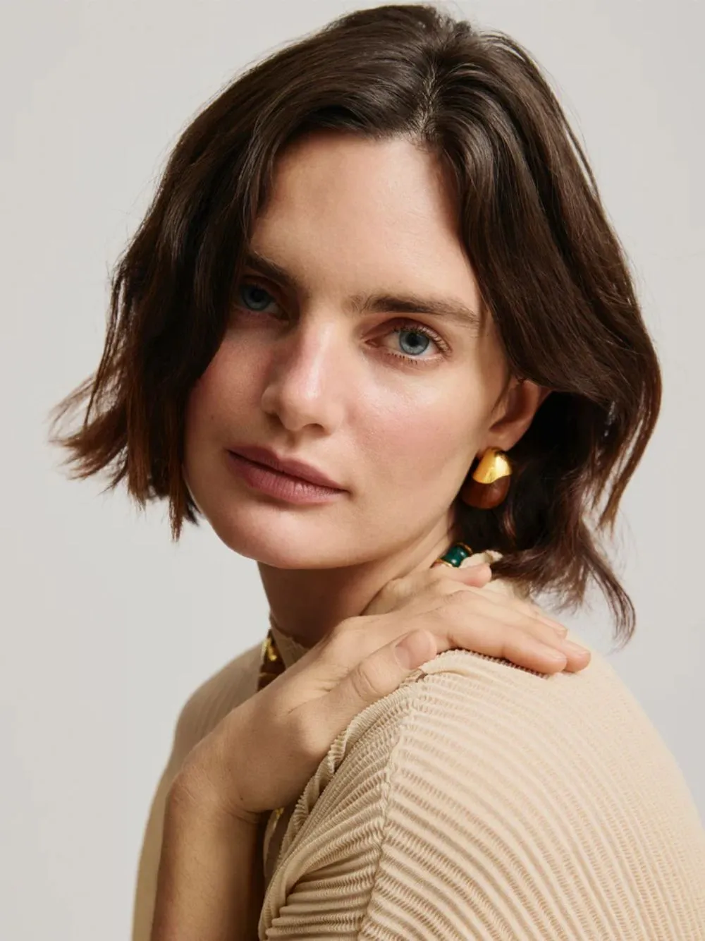 Toro Earrings in Acacia Wood sold by Fashion Clinic product image thumbnail 2