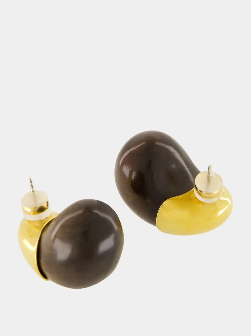 Toro Earrings in Acacia Wood sold by Fashion Clinic product image thumbnail 4