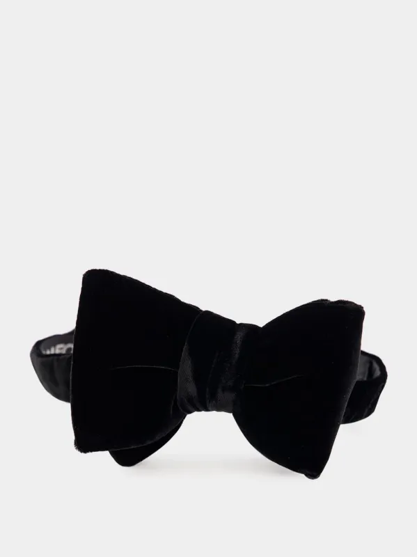 Black Velvet Bow Tie sold by Fashion Clinic