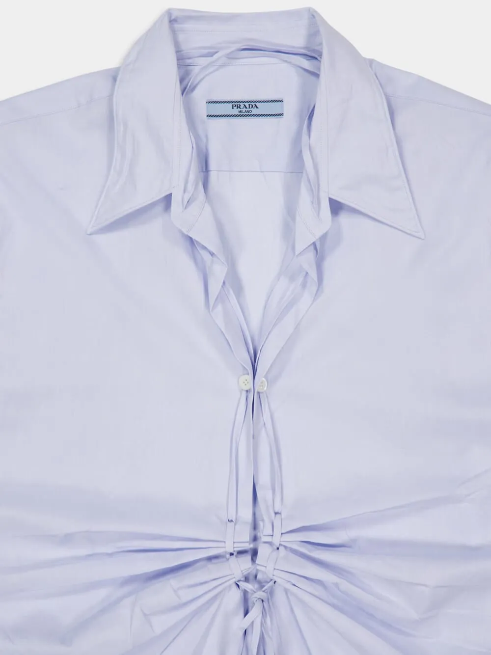 Astro Blue Fil-à-fil Shirt sold by Fashion Clinic product image thumbnail 3