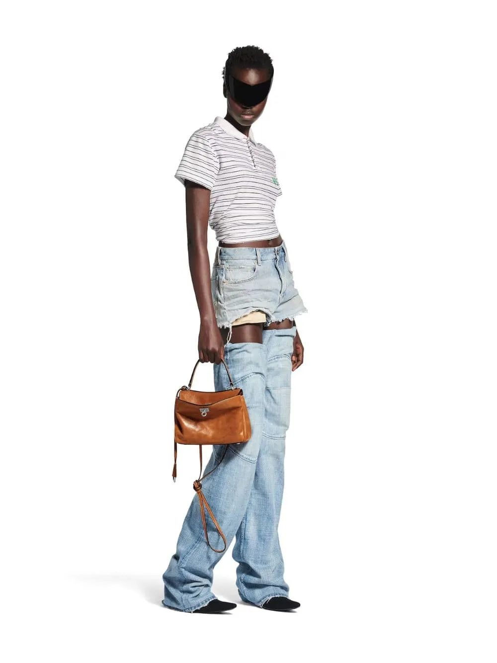 Tan Rodeo Mini Leather Handbag sold by Fashion Clinic product image thumbnail 2