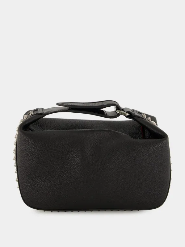 Black Funky Leather Pouch sold by Fashion Clinic
