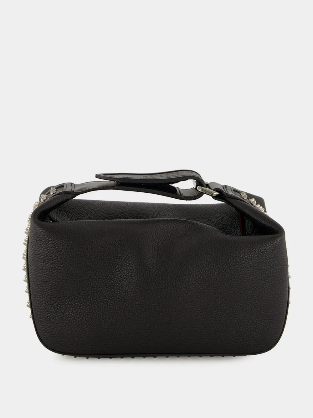 Black Funky Leather Pouch sold by Fashion Clinic