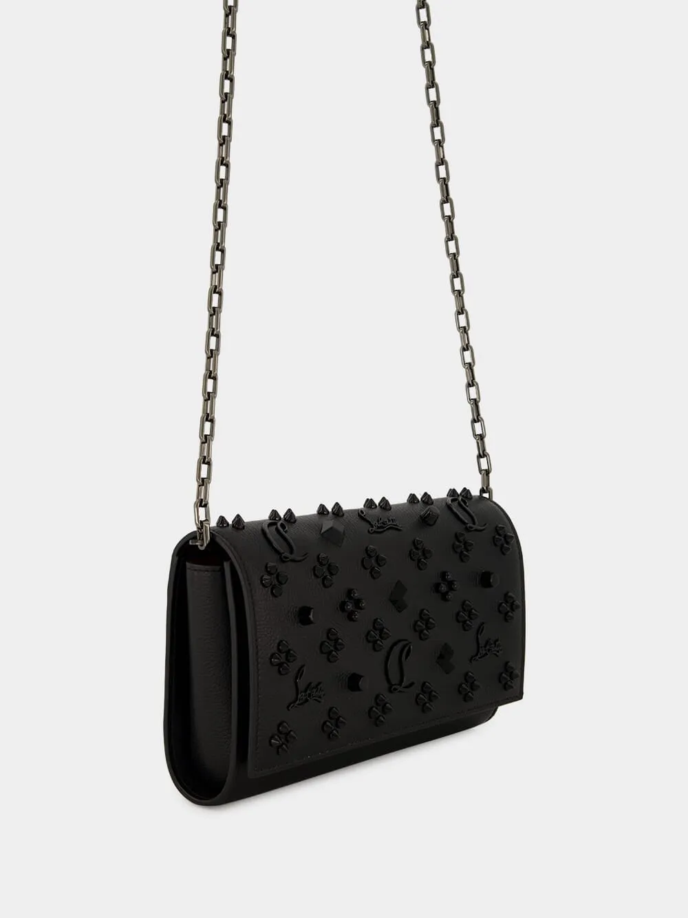 Black Paloma Leather Clutch sold by Fashion Clinic product image thumbnail 4