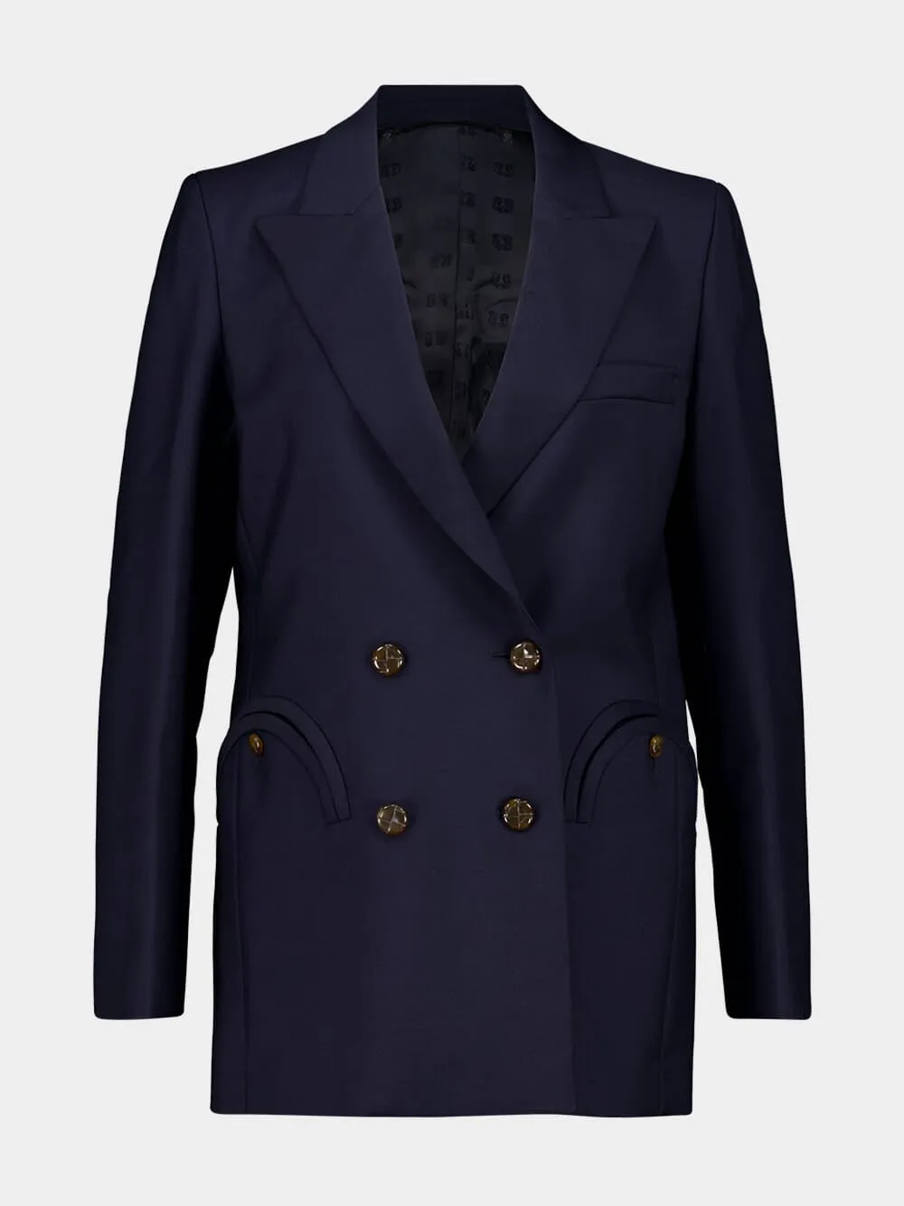 First Class Navy Everyday Blazer sold by Fashion Clinic product image thumbnail 2
