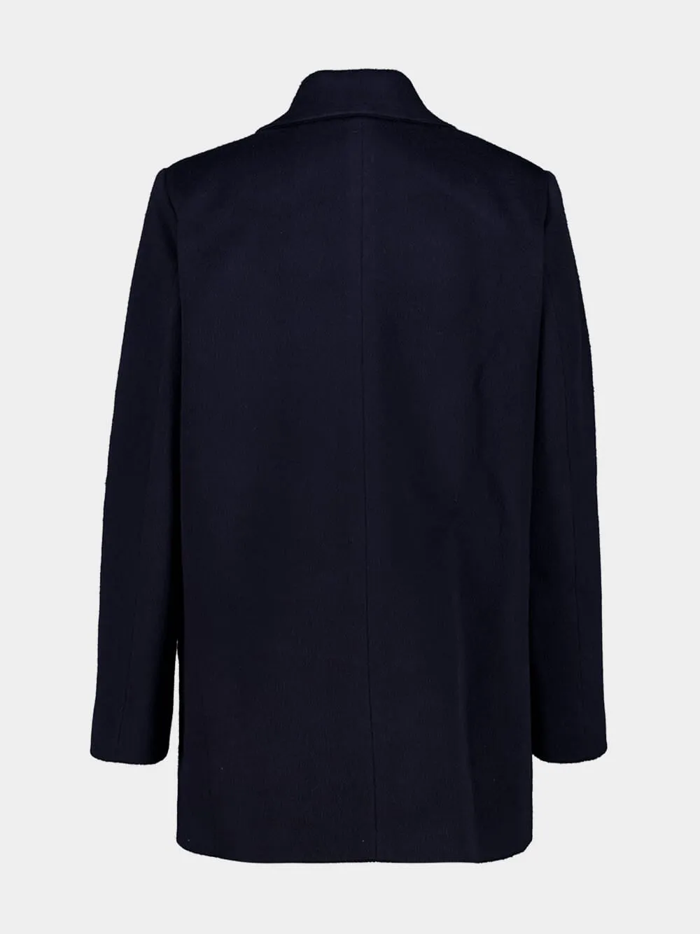 Joyme Navy Sealady Wool Coat sold by Fashion Clinic product image thumbnail 3