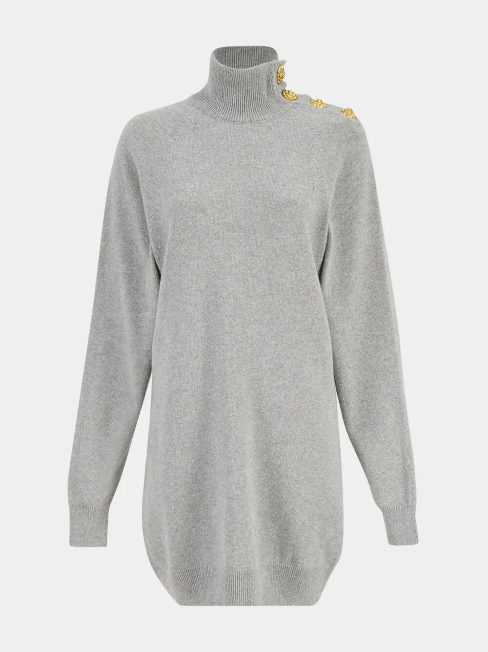 Grey Eco-Cashmere Jumper Dress sold by Fashion Clinic product image thumbnail 2