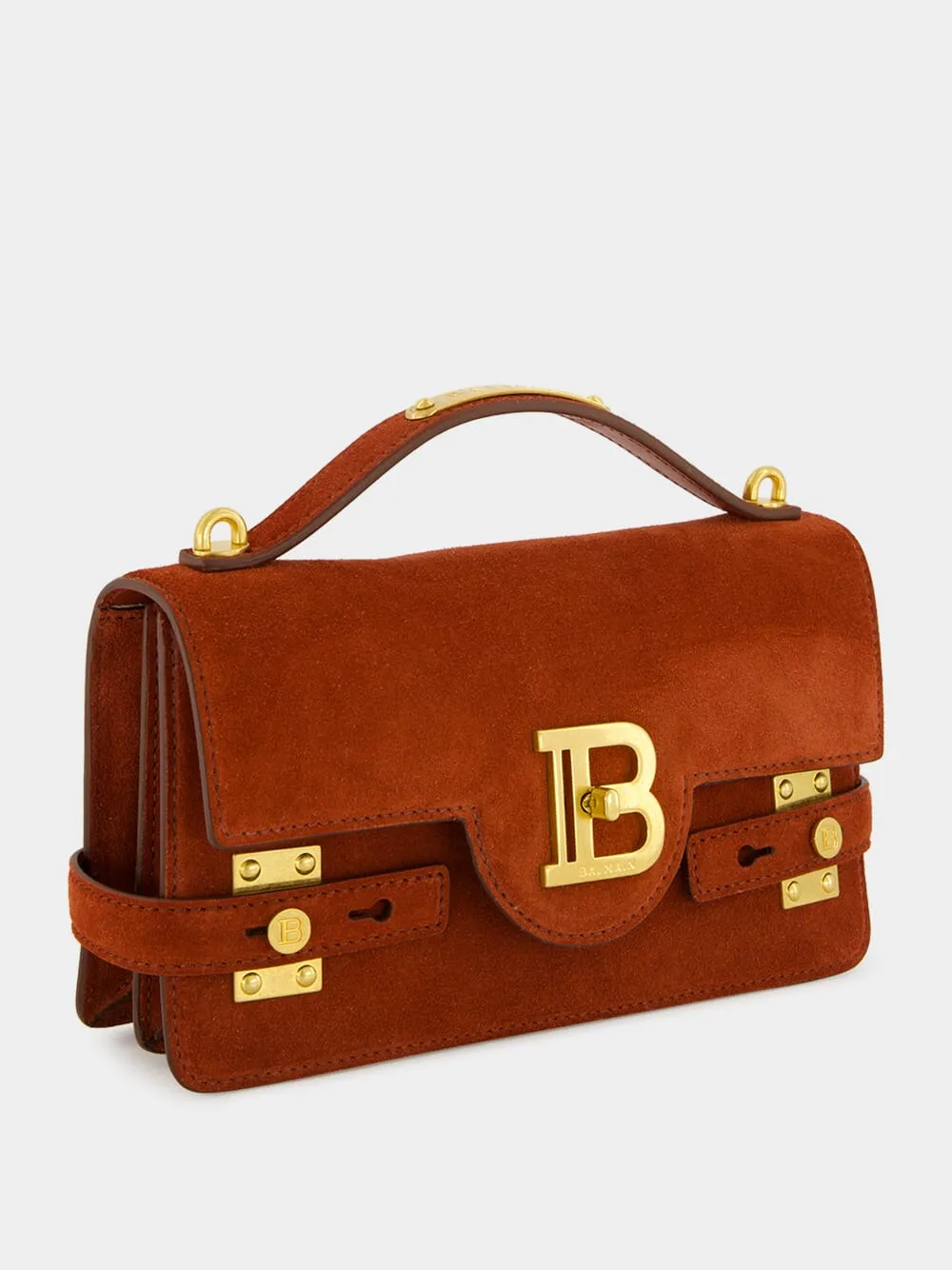 Red B-Buzz 24 Suede Shoulder Bag sold by Fashion Clinic product image thumbnail 4
