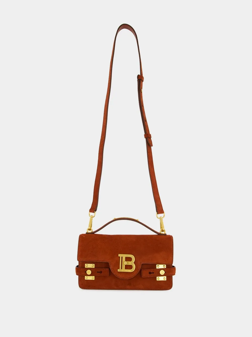 Red B-Buzz 24 Suede Shoulder Bag sold by Fashion Clinic product image thumbnail 3